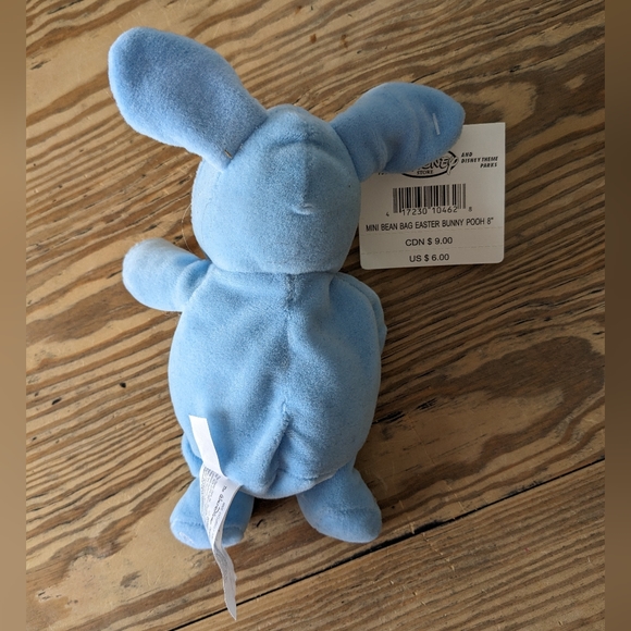 Winnie the Pooh Dressed as a Blue Bunny Stuffed Animal Vintage NWT Disney - Picture 2 of 4